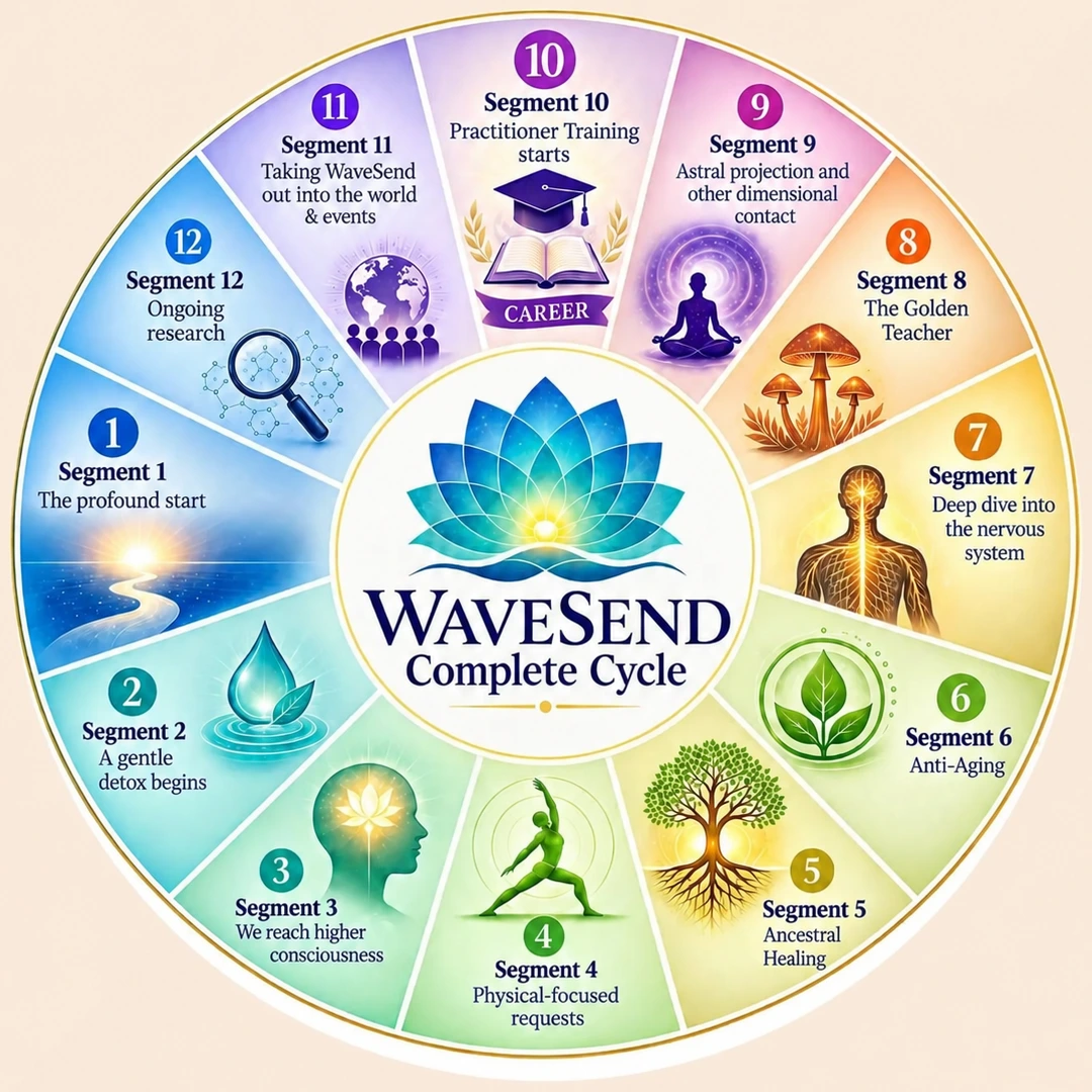 WaveSend Complete Cycle showing all twelve segments